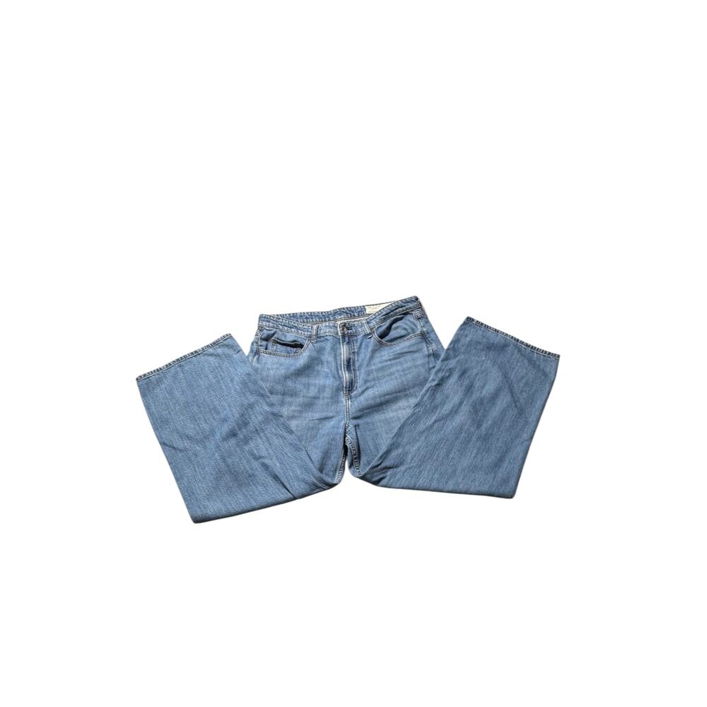 Rag & Bone Lori Mid-Rise Crop Wide Leg Jeans Womens 31 Blue Medium Wash 5-Pocket - Picture 7 of 16